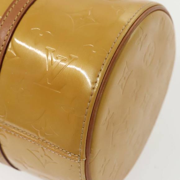 LOUIS VUITTON Monogram Vernis Bedford Hand Bag Beige M91006 LV Auth 99860 - Picture 16 of 16